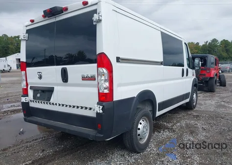 2021 Ram Promaster 1500 Low Roof 136 Wb из США, поврежденный, VIN 3C6LRVAG1ME515699